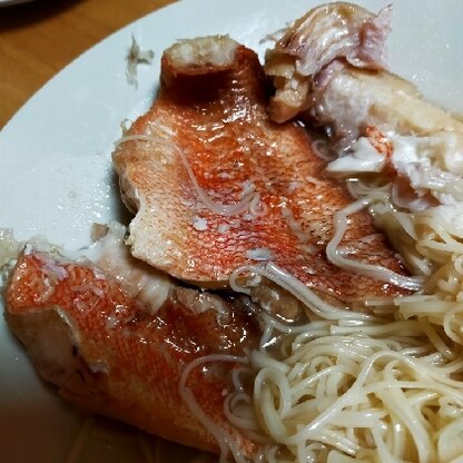 煮汁が少しあったので、素麺も絡めました。子供ウケがよかったです。